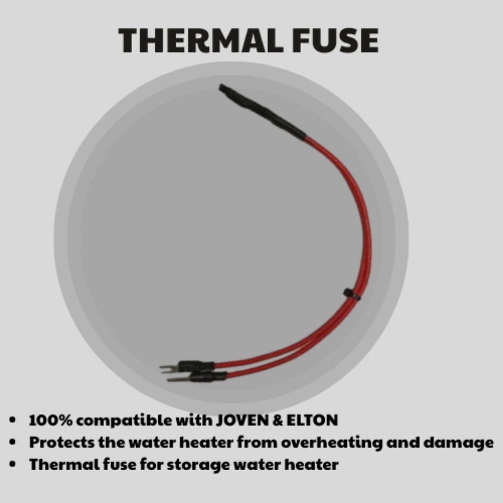THERMAL FUSE for storage water heater compatible with JOVEN & ELTON